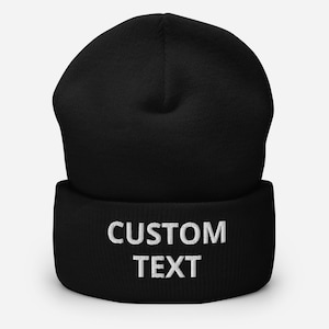 Toboggan Hat – Embroidered Personalized Beanie