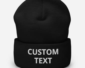 Custom Toboggan Hat – Embroidered Personalized Beanie