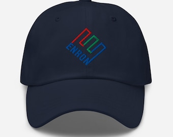 Enron Hat – Embroidered Dad Cap