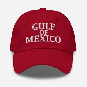 Gorra bordada del Golfo de México