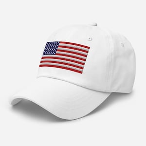 Amerikanische Flaggenmütze - Bestickte Dad Cap
