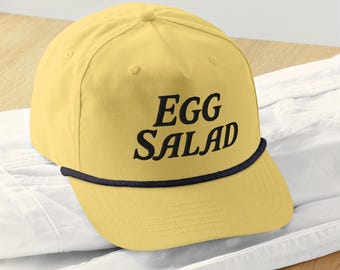 Egg Salad Hat – Embroidered Golf Rope Cap
