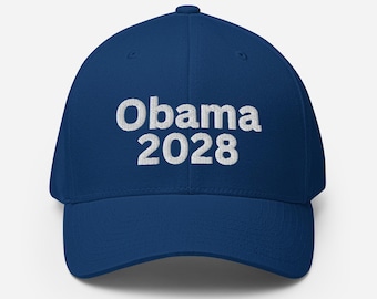Obama 2028 Hat – Embroidered Flexfit Cap