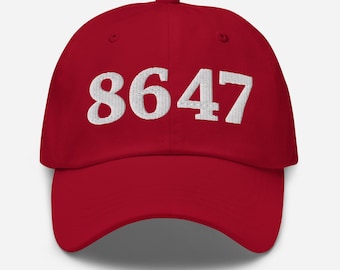 8647 Hat – Embroidered Anti Trump Cap