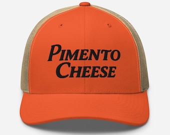 Pimento Cheese Hat – Embroidered Golf Trucker Cap