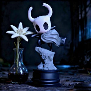 Handgefertigte Hohlritter-Statue, handgefertigte Sammlerfigur, Fandom-Kunstskulptur, perfektes Gamergeschenk für Hohlritter-Enthusiasten