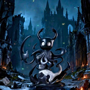 Silksong Hornet Figur Hohler Ritter, Spiel-inspirierte Schreibtischdekoration, perfektes Gamer-Fan-Geschenk für Hohle Ritter-Silksong-Enthusiasten