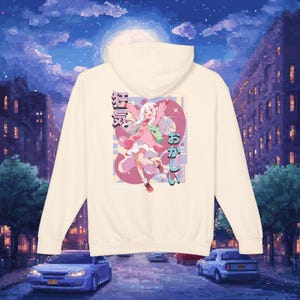 Premium Anime Madness Kawaii Hoodie, Aesthetic Anime Streetwear, Harajuku Vaporwave Oversized Sweatshirt, Otaku Fashion