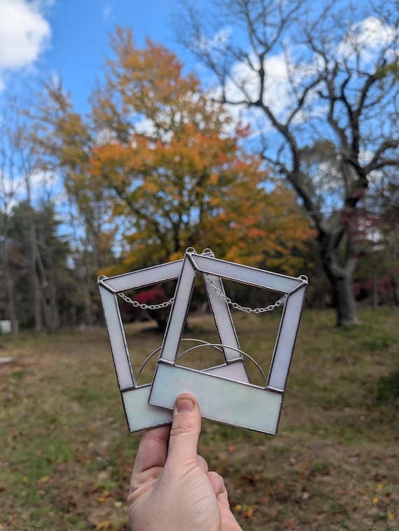 Polaroid 600 SX-70 Itype Stained Glass Hanging Picture Frame - Etsy