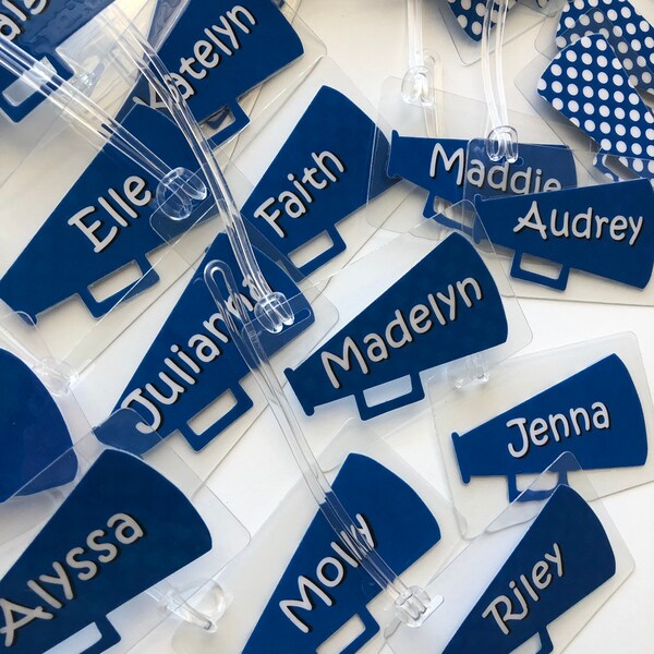 Megaphone Bag Tag Etsy