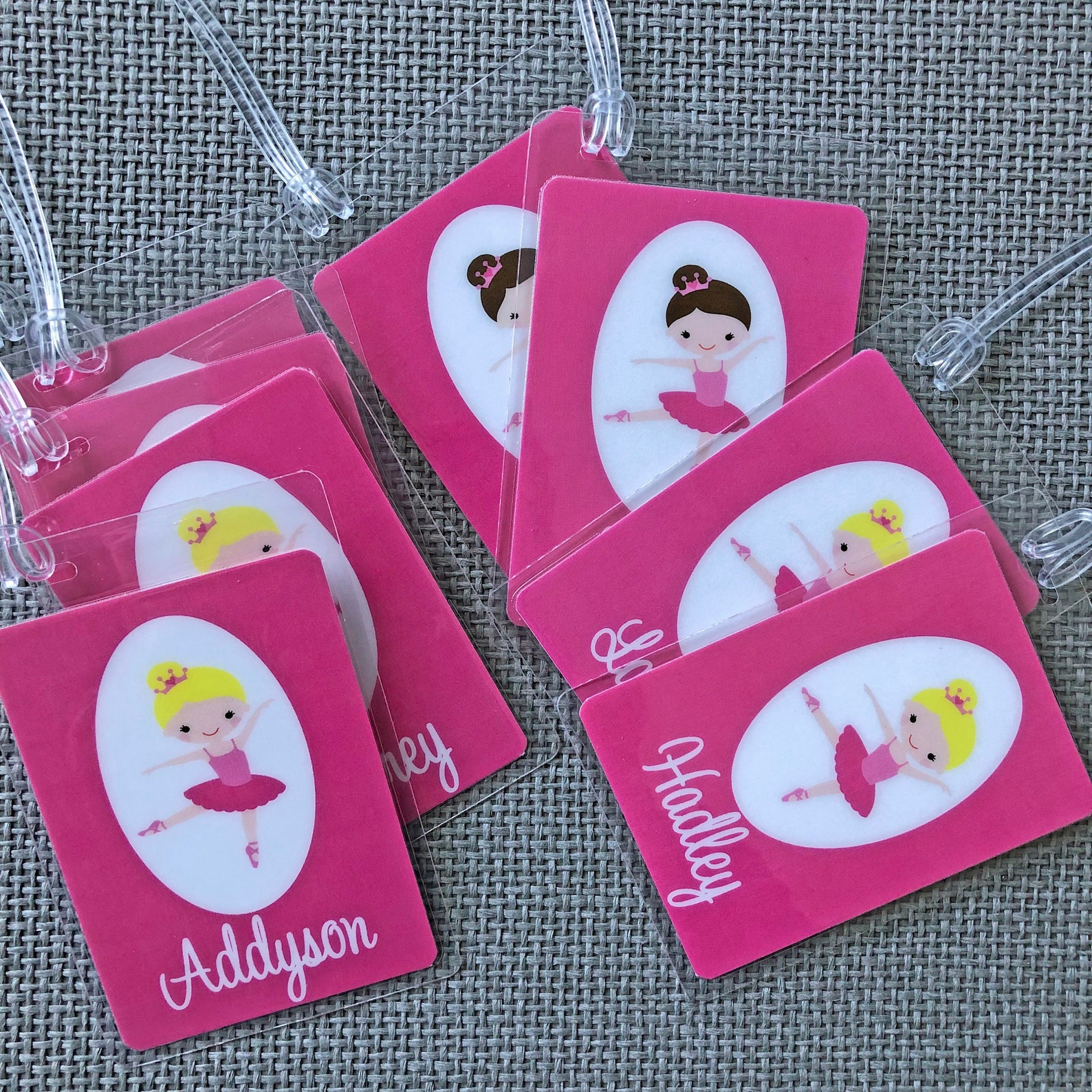 Ballet Bag Tag Ballet Party Favor Dance Bag Tag Dance Etsy