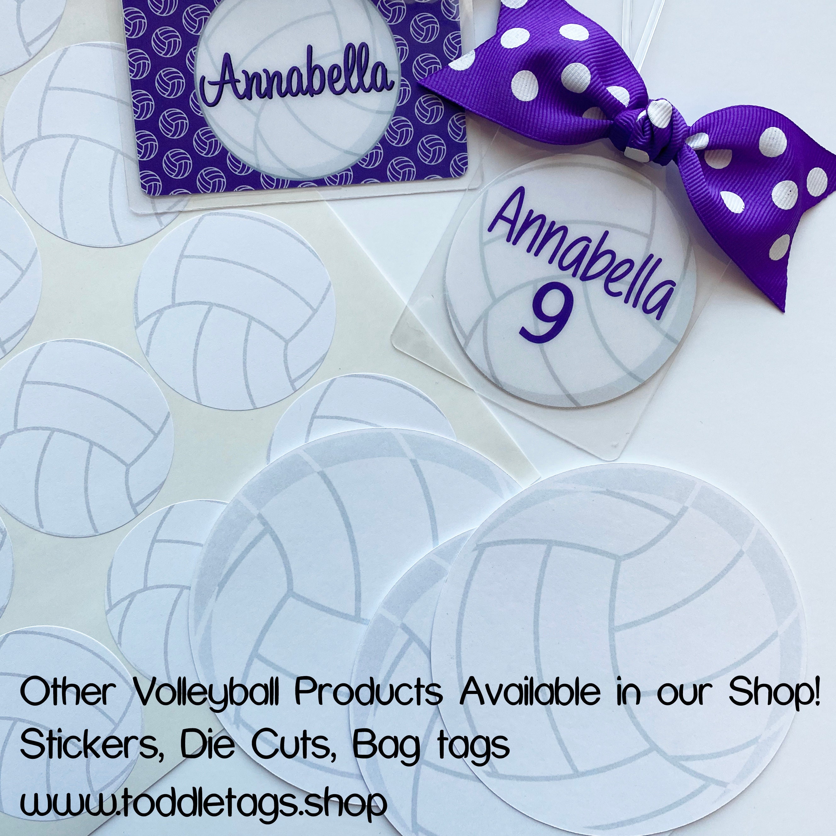 Volleyball Gift Volleyball Bag Tag Volleyball Party Favor Etsy