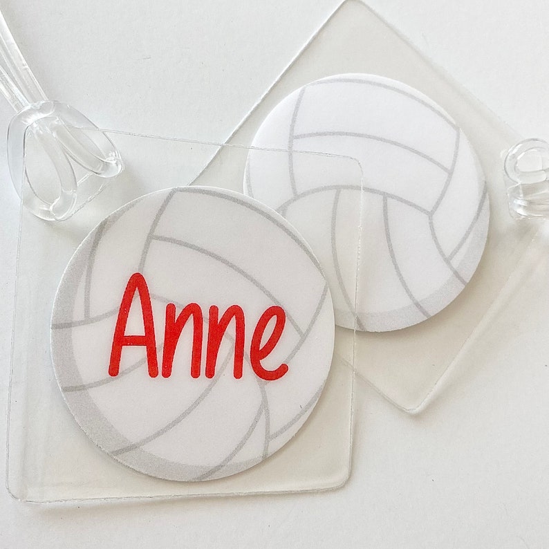 Volleyball Bag Tags BULK Order Listing Volleyball Gifts Etsy
