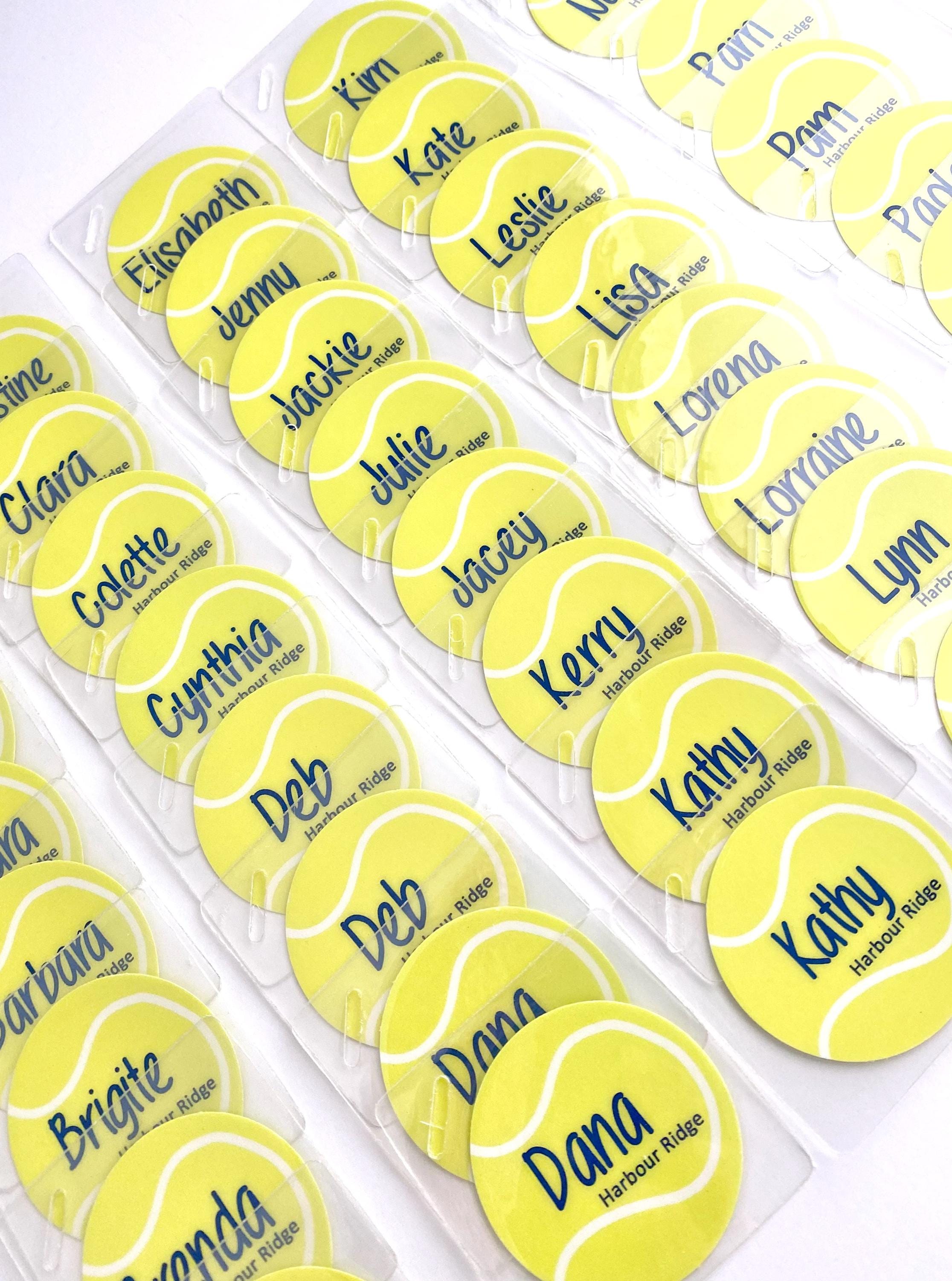 Tennis Bag Tag, Tennis Team Tags - bulk order of 8+