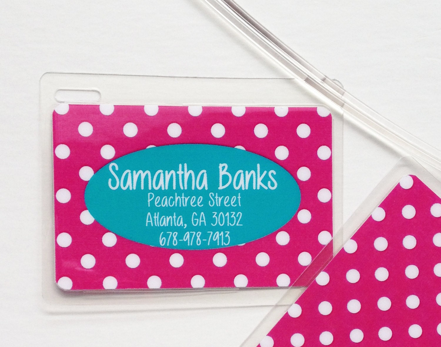 Luggage Tag Personalized Custom Luggage Tag Lunch Bag Tag Etsy
