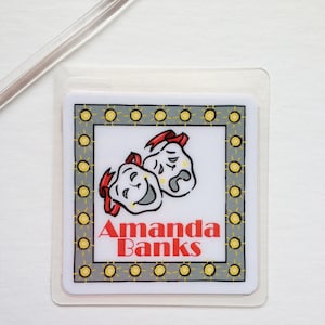 Drama Mask Bag Tag, Musical Theatre Gift