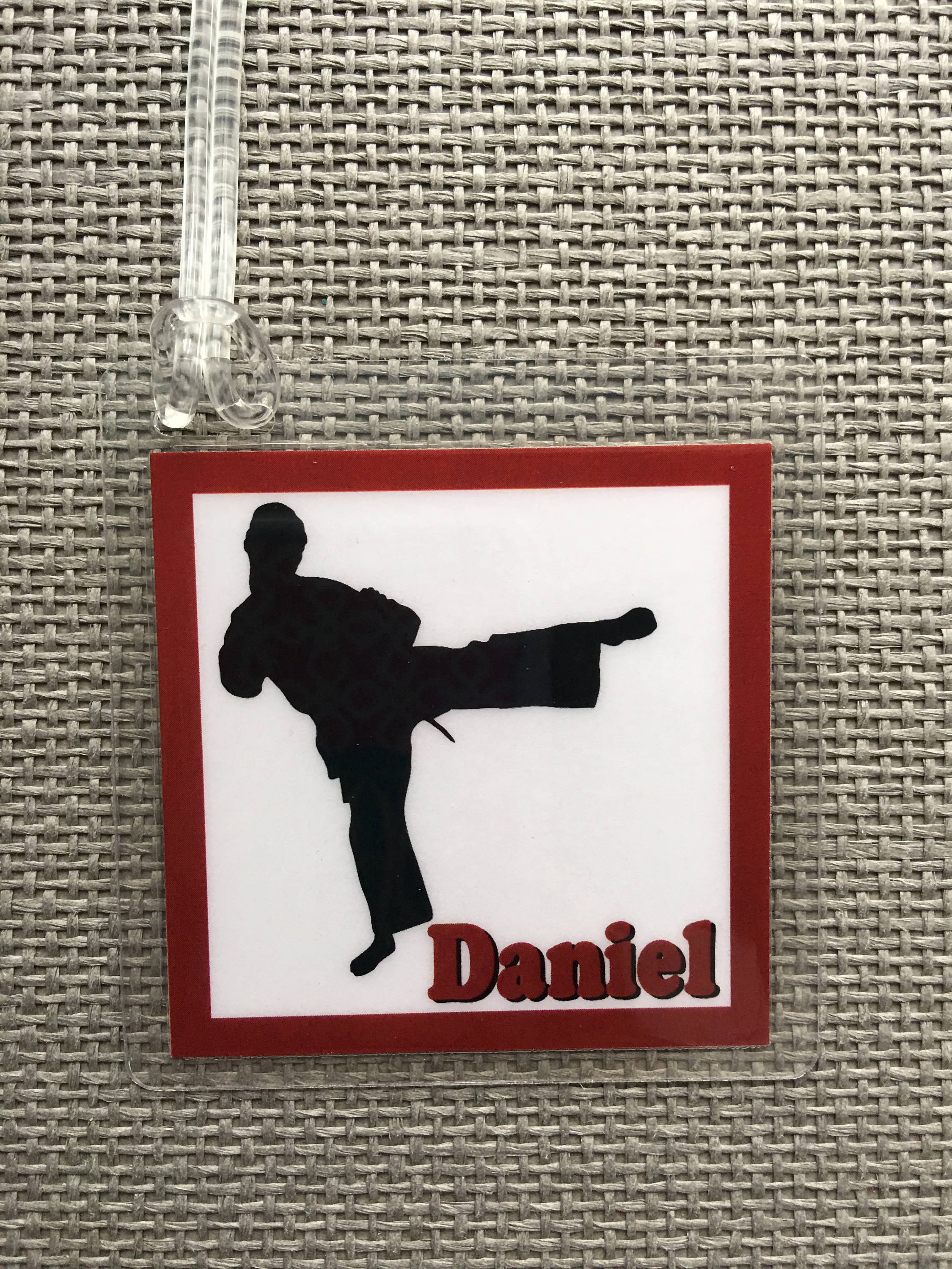 Karate Bag Tag Martial Arts Bag Tag Kids Bag Tag Luggage Etsy