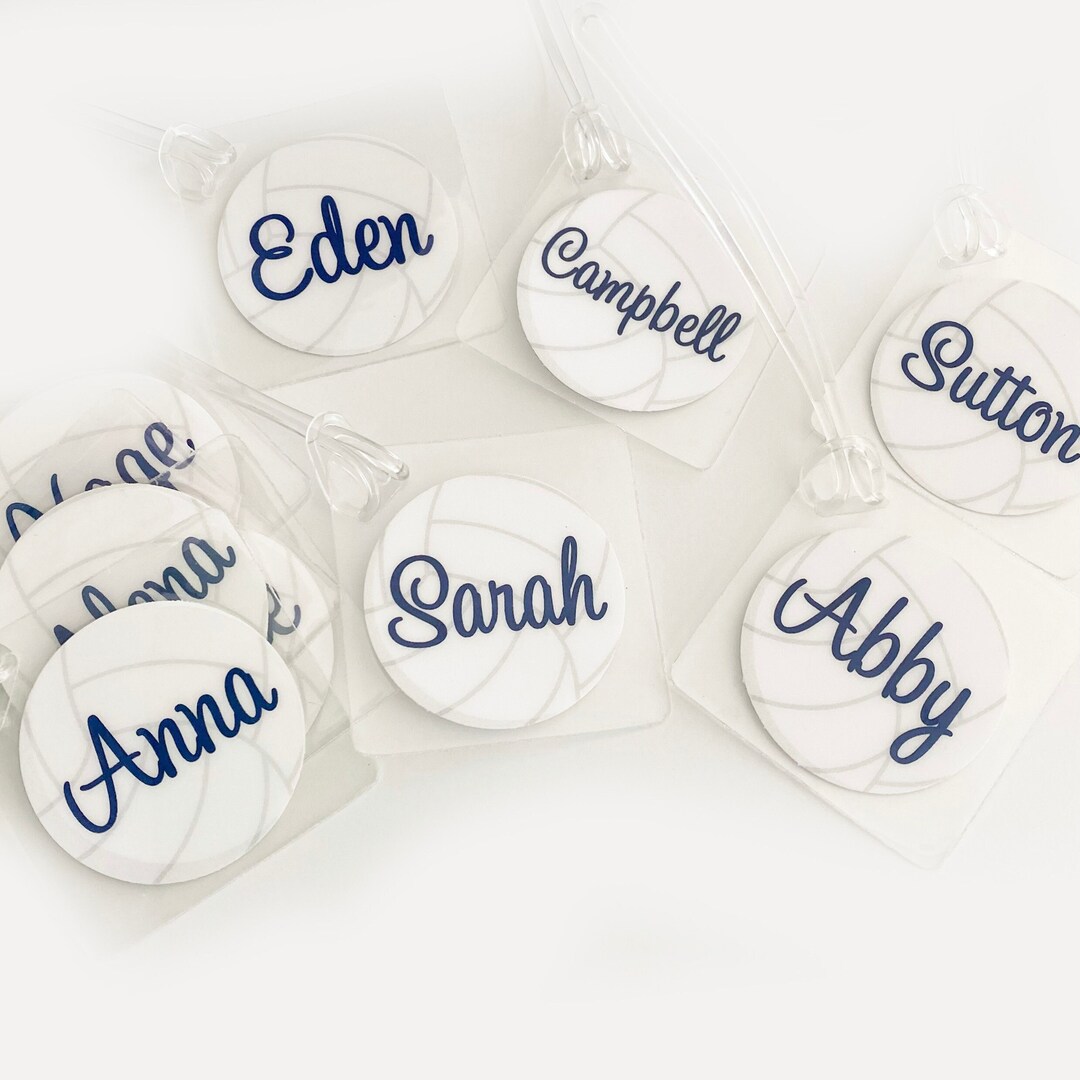 Volleyball Bag Tags BULK Order Listing Volleyball Gifts Volleyball Team