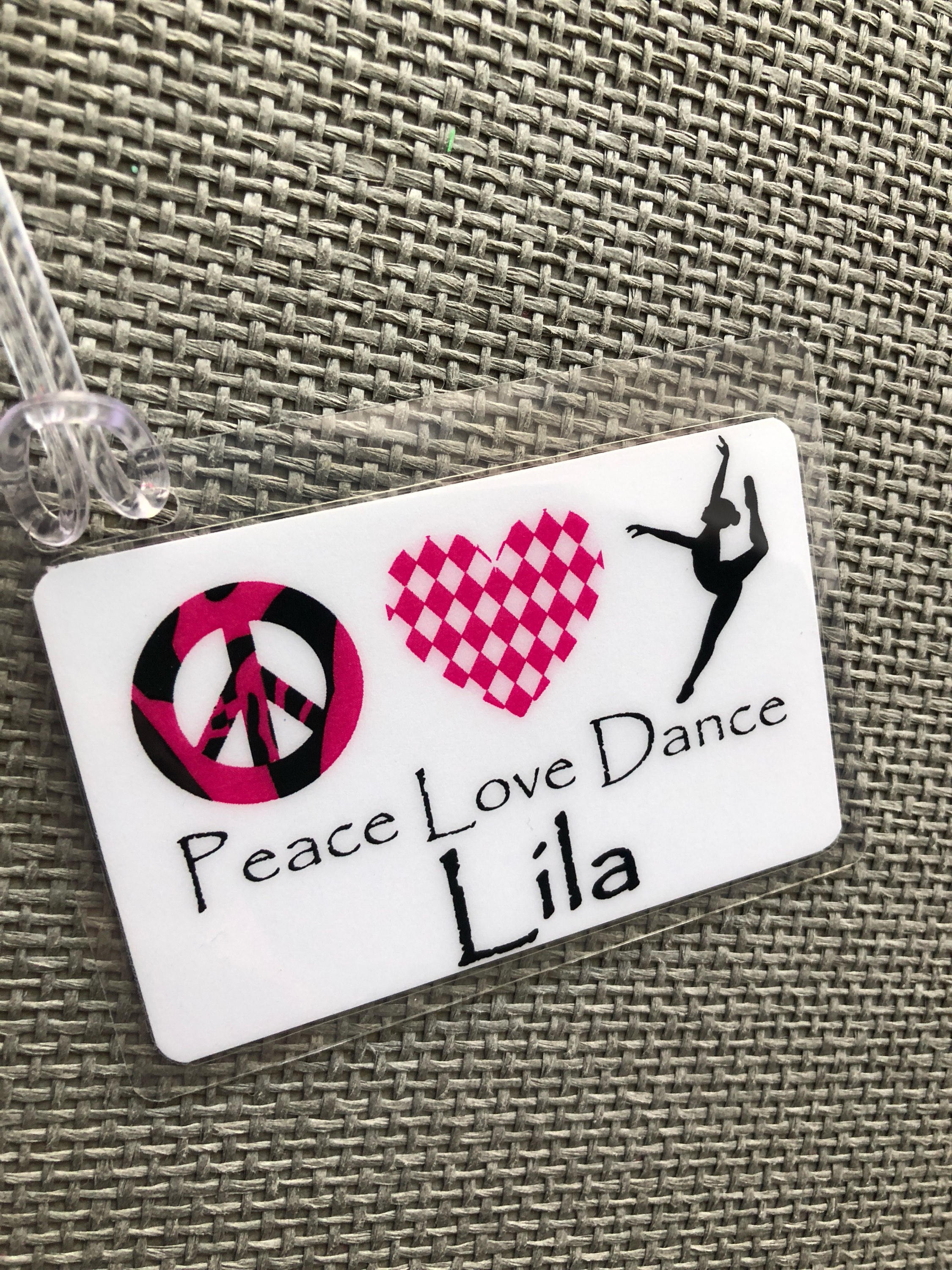 Dance Bag Tag Dance Teacher Gift Dancer Gift Dance Recital Etsy