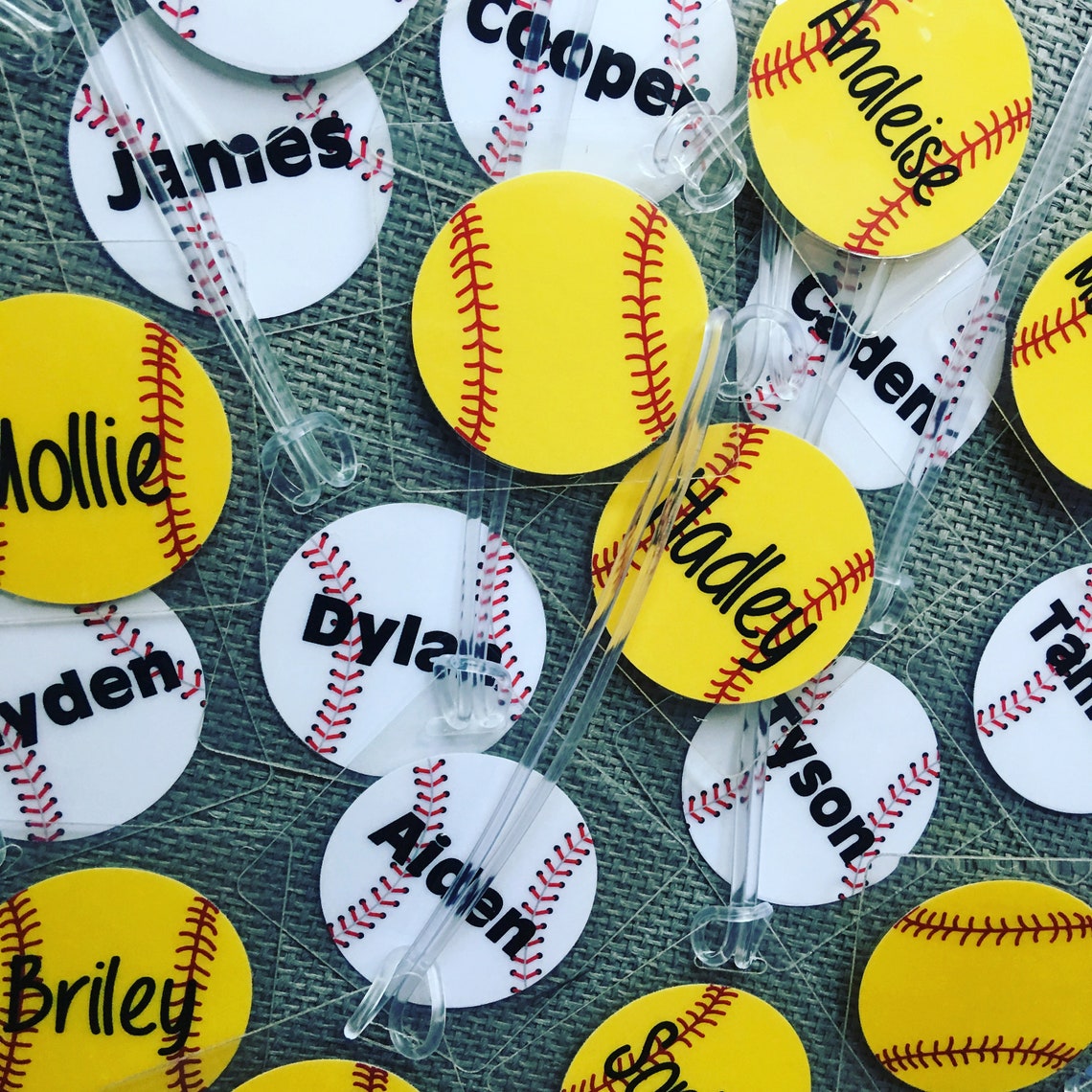 Baseball Name Tag Baseball Bag Tag Baseball Coach Gift Etsy