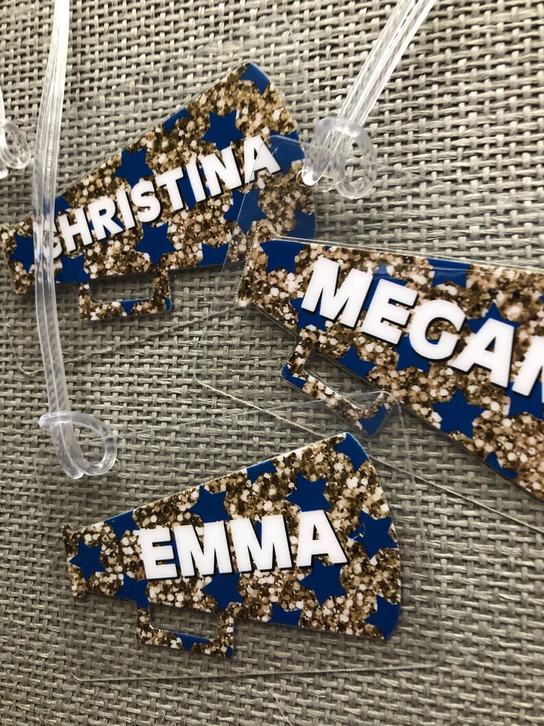 Cheer Bag Tag All Star Cheer Bag Tag Cheerleading Gift Etsy