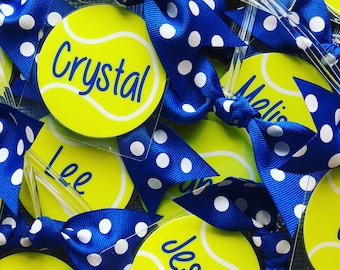 Tennis Bag Tag, Tennis Gift, Tennis Team Bag Tags, Tennis Mom Gift, Tennis Coach Gift, Tennis Party Favor, Tennis Team Gifts, Personalized