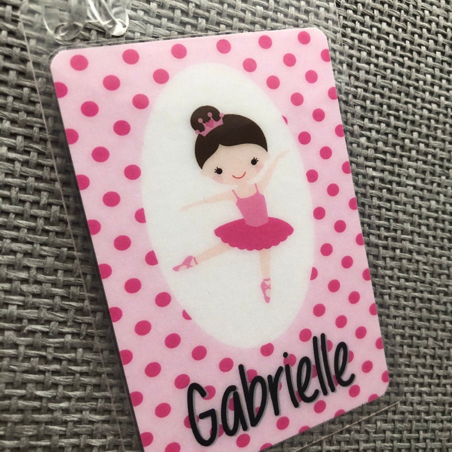 Dance Bag Tag Dance Recital Gift Dance Teacher Gift Ballet Etsy