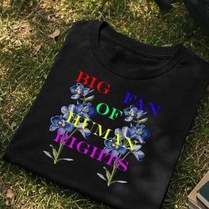 T-shirt voor grote fans van mensenrechten, protestshirts voor 2026, hippie vredesshirt, shirt met de tekst 'til zwaar, bid hard', vredesshirt, LGBT regenboog T-shirt.