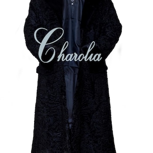 Real PERSIAN LAMB Fur long Maxi full length UpTo ankles big and tall Plus Coat All sizes