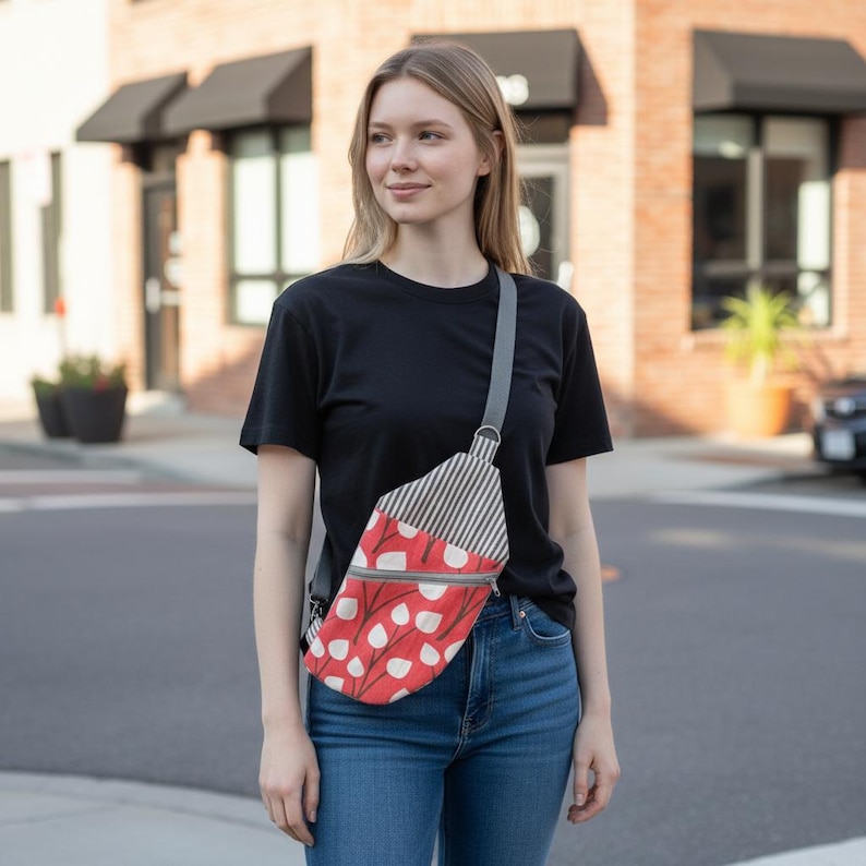 Crossbody Sling Bag PDF SEWING Pattern - DIY Traveler Purse Digital ...