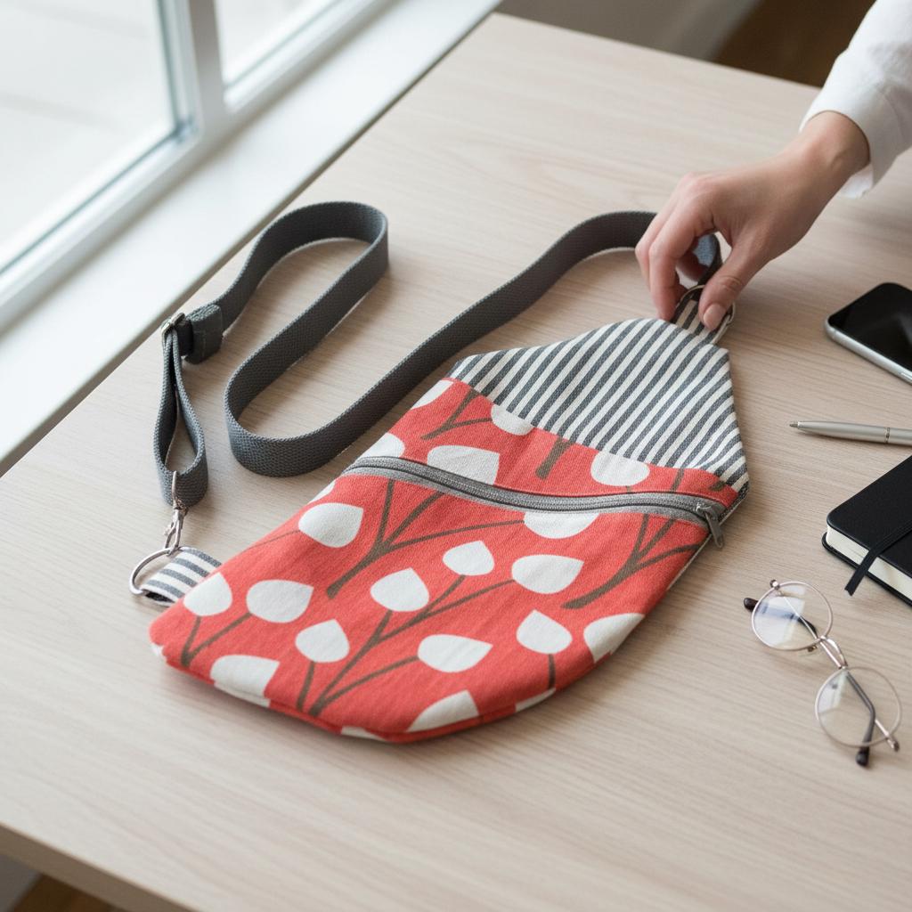Crossbody Sling Bag PDF SEWING Pattern - DIY Traveler Purse Digital ...