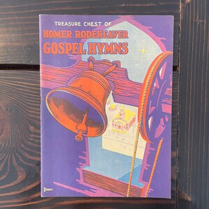 1938 Treasure Chest of Homer Rodeheaver Gospel Hymns Booklet | Vintage Christian Music