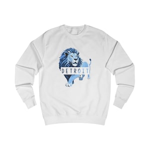 Sudadera de los Detroit Lions / Camiseta de cuello redondo de regalo de los Lions / Ropa de fútbol para fanáticos de los Detroit Lions