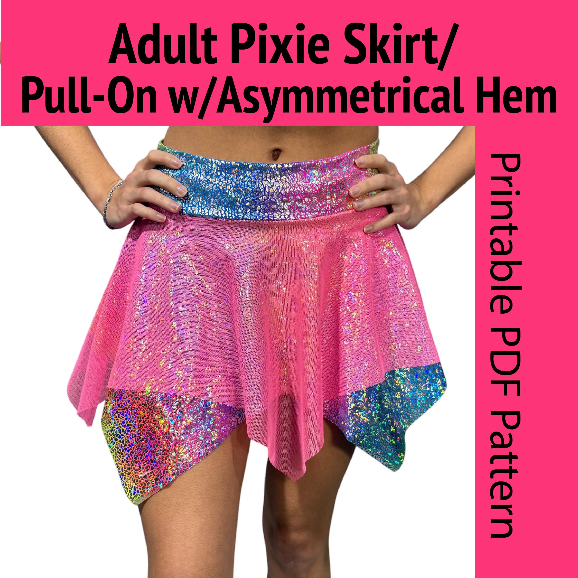 Asymetrical Skirt Sewing Pattern