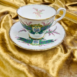Royal Stafford Bone China Cup and Saucer Tartan Series