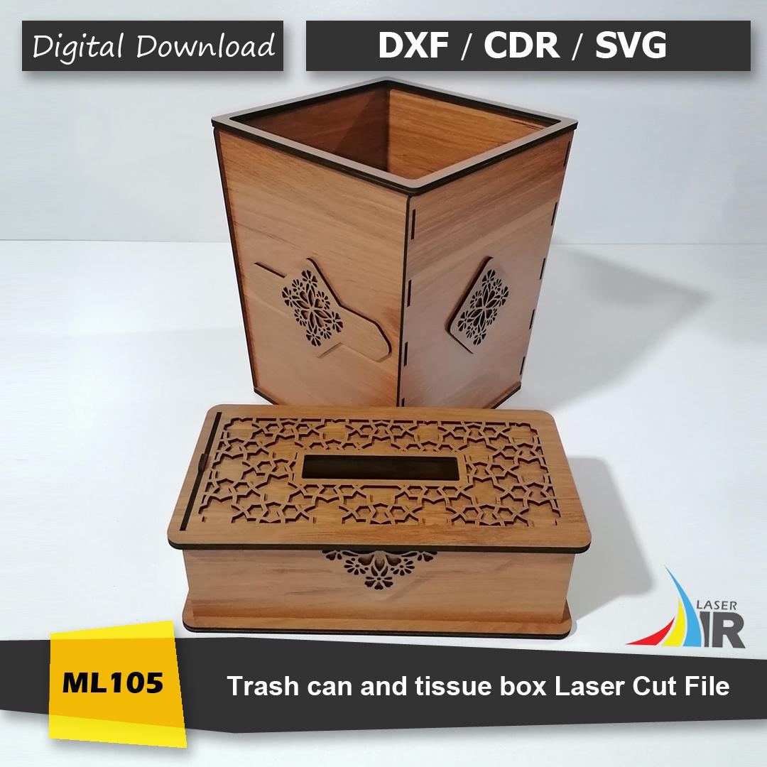 Trash Can Tissue Box - Etsy