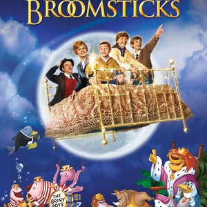 Bedknobs and Broomsticks Classic Disney Movie Reproduction Poster