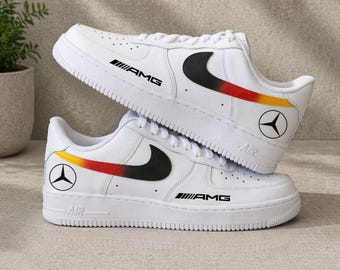 ナイキ エア フォース 1 AMG カスタム スニーカー - Etsy 日本