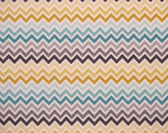 Chevron Fitted Crib Sheet in Multi Color