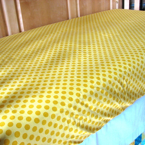 Gold Polka Dot Crib Sheet Etsy