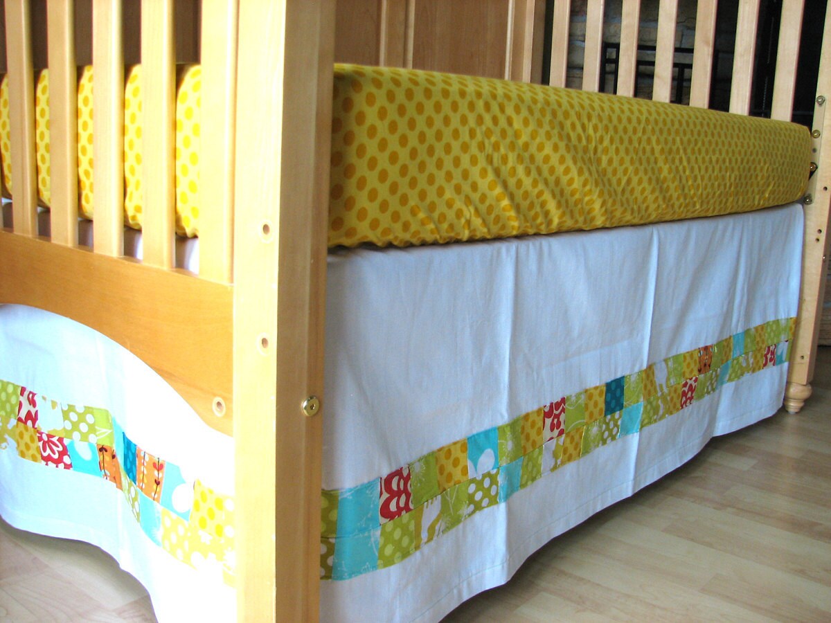 Custom Adjustable Crib Skirt Etsy