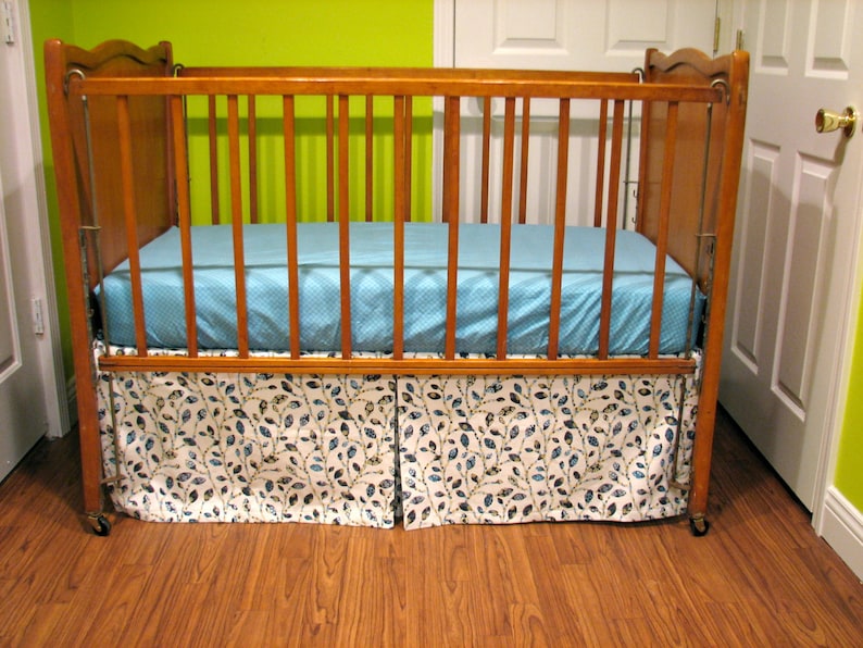 adjustable crib skirt