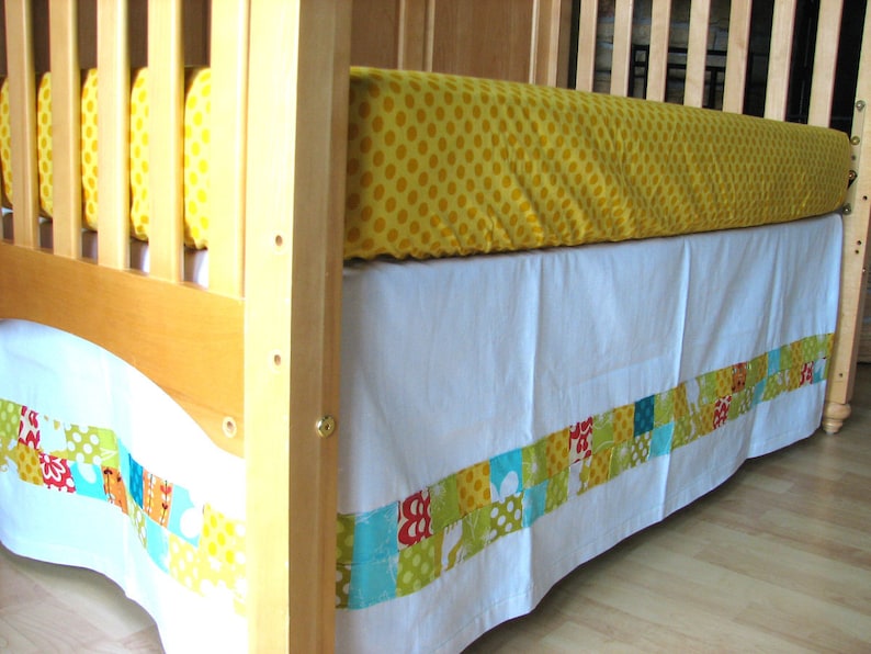 Fresh Sunshine Polka Dot Fitted Crib Sheet
