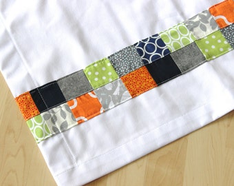 Boy's Patchwork Adjustable Crib Skirt