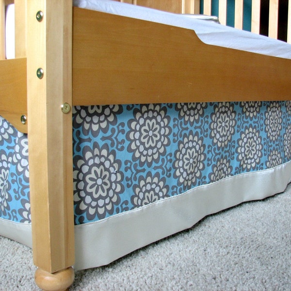 Custom Straight Crib Skirt, you pick the fabric