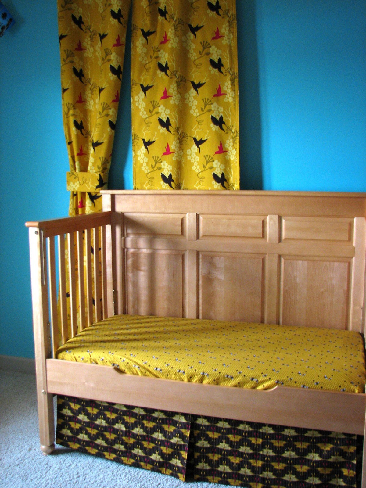 Custom Boxpleat Crib Skirt One Print You Pick the Fabric Etsy