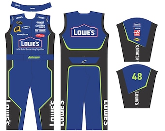 Jimmy Johnson Go Kart Racing Suit Custom Lowe's costume