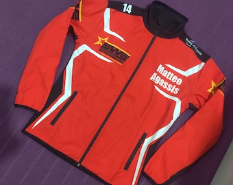 Custom Softshell Jacket – Personalized Design Softshell – Wind & Water Resistant Premium Fabric – Custom Printed Jacket Made to Order
