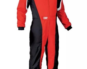 F1 Red And Black Go Kart Racing Suit CIK/FIA Level 2 Karting Suit