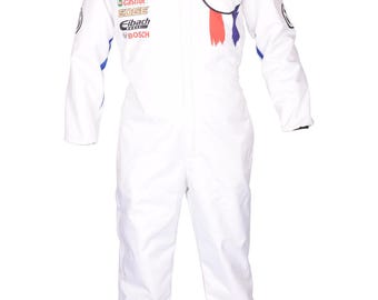 F1 Herbie Jim Volkswagen White Go Kart Racing Suit